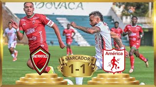 Patriotas 1  1 América de Cali ⭐ LIGA DIMAYOR BETPLAY  COLOMBIA RADIO  CC BY 30 [upl. by Daniyal874]