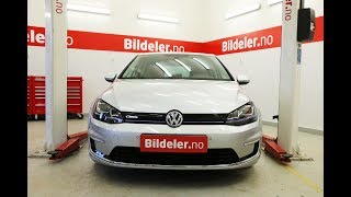 VW eGolf  Golf VII Hvordan bytte pollenfilter  2013 til 2017 mod 5G [upl. by Borreri123]