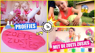 COOLE PROEFJES DOEN met DE ZOETE ZUSJES Watermeloen Ontploft 1 UUR ♥DeZoeteZusjes♥ [upl. by Teagan]