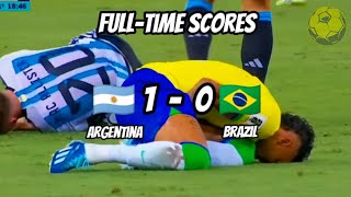 MATCH Highlights  Argentina 🇦🇷 1  0 Brazil 🇧🇷  World Cup Qualifiers 2026 [upl. by Danete]