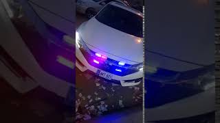 Car Grill Flasher Led Police Light Red amp Blue 8pcs 4led proocol light [upl. by Naerad410]