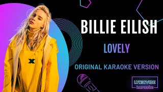 Billie Eilish  lovely with Khalid Karaoke Version With Backing Vocals lyrics [upl. by Rianon]