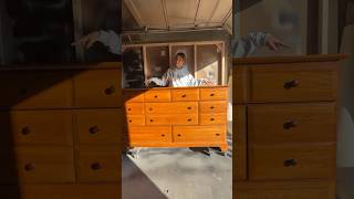 Dresser Makeover Goodbye Orange Oak furnituremakeover paintedfurniture dressermakeover [upl. by Idnod274]