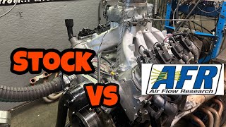 Stock LS3 Heads vs AFR Enforcer LS3 Dyno Battle [upl. by Lynsey]