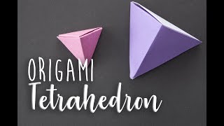 Origami Tetrahedron [upl. by Ronel]