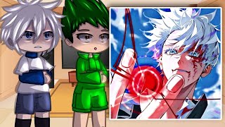 Hunter x Hunter React To Jujutsu Kaisen  Gacha Club [upl. by Lanaj]