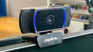 Papalook AF925 1080p HD Webcam Unboxing amp Review [upl. by Nesyla]