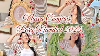 NUEVAS compras NAVIDEÑAS para mi Hogar y ÁRBOL de NAVIDAD 2024🎄 [upl. by Annhej]