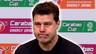 Mauricio Pochettino postmatch press conference  Chelsea 01 Liverpool  Carabao Cup final [upl. by Kaile790]