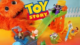 Toy Story Cambiadores de color y diapositivas n Surprise Playset Color Shifters Disney Pixar [upl. by Desireah]