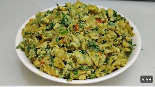 Egg Bhurji Recipe  अंडा भुर्जी  How to Make Egg Bhurji  Anda Bhurji  desi style ♥️ [upl. by Nilek]