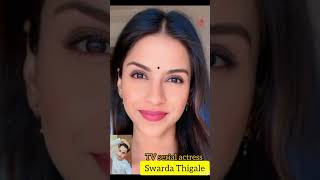 Swarda Thigale old and young TV serial actress shorts [upl. by Sparkie]