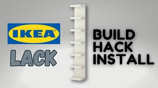 DIY IKEA Lack Shelving Making It Work with Office Obstacles [upl. by Lucania]