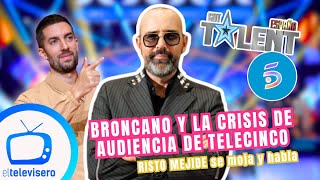 Risto Mejide se moja sobre Broncano y la crisis de audiencia de Telecinco [upl. by Steele105]