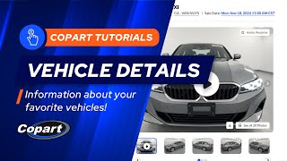 Copart Select Vehicle Details  How to Bid and Buy with Copart [upl. by Adnaral]