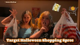 Target Halloween Shopping Spree With Aspen and Emma  Emma Udenberg [upl. by Llenod]