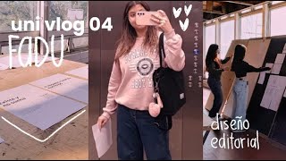 fadu vlog 04  diseñando un libro entrega de tecno  GRWM ⋆˚✿˖° [upl. by Eyllib50]