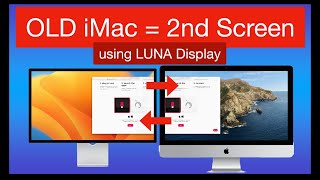 Use your old iMac as a 2nd screen using LUNA Display [upl. by Haelem]