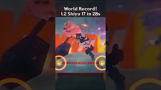 WORLD RECORD 12 SHIYU 17 IN 28S [upl. by Reginnej387]