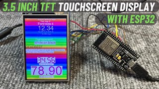 35 Inch RPi Touchscreen Display with ESP32  Example Code  English Subtitle [upl. by Kessiah]