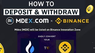 HOW TO DEPOSIT MDX IN BINANCE  HOW TO CONVERT MDX FROM HECO TO BSC and Deposit in BINANCE [upl. by Wadleigh]