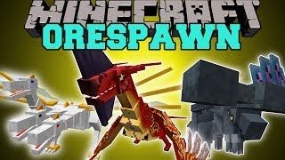 Minecraft ORESPAWN MOD UPDATE BOSSES WEAPONS PETS amp DUNGEONS Mod Showcase [upl. by Mellette]