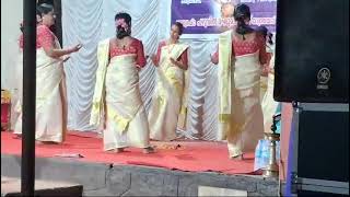 thiruvathirakalithiruvathirakolkalidancedancevideoculturalfestviralthiruvathirasongtrending [upl. by Ailene500]