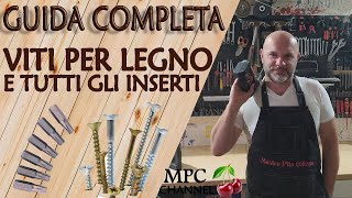 Guida completa viti per legno e tutti gli inserti per avvitatore [upl. by Shellans]