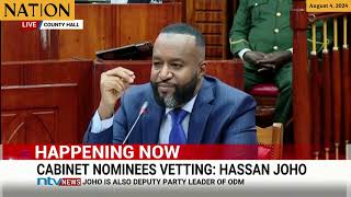 Mining CS nominee Hassan Joho I got a D in secondary school but today I hold two degrees [upl. by Akiehsal]