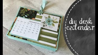 Simple Easel Desk Calendar [upl. by Terraj]