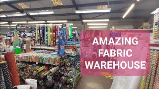 VISIT BARRYS FABRIC WAREHOUSE WITH ME  Birmingham fabric shop [upl. by Berkly]