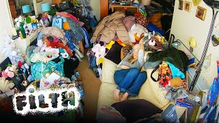 Hoarder Living in Her Own Mess  Hoarders  Filth [upl. by Egap]