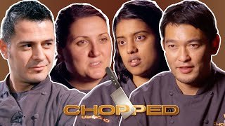 Chopped Lobster Gingerbread House amp White Chocolate  Full Episode Recap  S8 E7  Food Network [upl. by Akemahc]