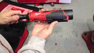 The Milwaukee M12 Cordless 38quot Ratchet Kit 245721 In Action [upl. by Aphra]