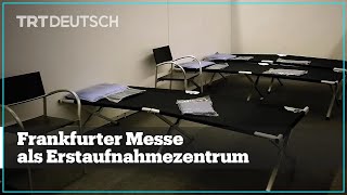 Frankfurter Messe als Erstaufnahmezentrum [upl. by Nasus830]