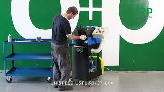 FLARING MACHINE UNISPEED USFL 9037ECO [upl. by Lavella]