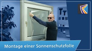 Sonnenschutzfolie einfach anbringen ☀️ Anleitung vom Profi [upl. by Ahsenor]