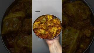 Ekdum new recipe Bandha gobhi roll sabji viralshort [upl. by Suivatnom]