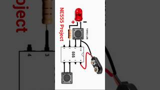 NE555 IC Project  555 Timer IC [upl. by Aiuqram]