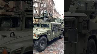 NATO forces Estonian army Tallinn 2024 Independence Day nato soldiers military tanks army [upl. by Budding616]