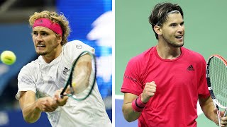 Alexander Zverev vs Dominic Thiem Preview  Best Shots at US Open 2020 [upl. by Yssenhguahs]