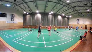 Štvorhra žien  bedminton Univerziáda 2018 [upl. by Nirehtac]