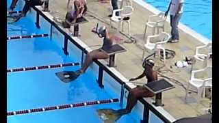 NATACION CON ALETAS PANAMERICANO CALI 2012 [upl. by Hamrah]