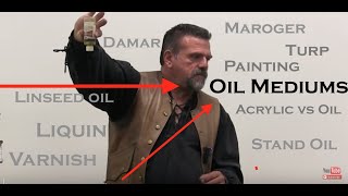 Oil Mediums  Varnish  Maroger  Damar  Liquin  Acrylic vs Oil What artist need to know [upl. by Yodlem801]