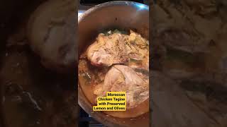 How to Cook Moroccan Chicken Tagine with Preserved Lemons and OlivesTagine Chicken Recipeshorts [upl. by Nivlen]