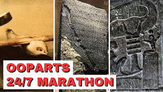 247 Out of Place Artifacts 🌍🔍  100 OOPARTs Live Stream Marathon [upl. by Ahtelahs]