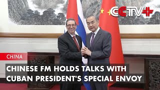 Chinese FM Holds Talks with Cuban Presidents Special Envoy [upl. by Fae254]