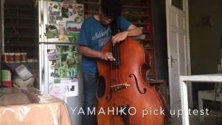 Yamahiko Double Bass Pickup Sound Test 2 [upl. by Iras972]