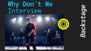 Why Don’t We – Australian tour Corbyns 21st birthday amp more Interview Teaser Songkick’s Imported [upl. by Pentheas671]