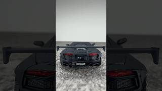 2012 Matte Black Lamborghini Aventador LP7004 LBWK Diecast 164cardiecastlbwklamborghinishorts [upl. by Kilroy744]